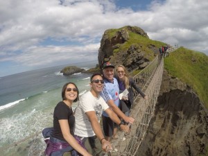The Rope Bridge Ballycastle.