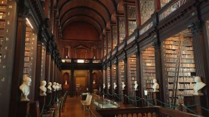 Look at all those first edition books.