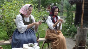 Part of Skansen... live museum action.
