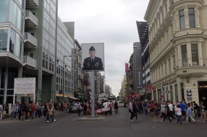 The Checkpoint Charlie in Berlin