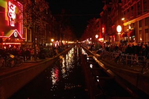Red light district.