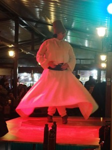 The whirling dervish. Turkey