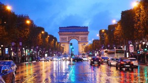 The Arc de Triomphe