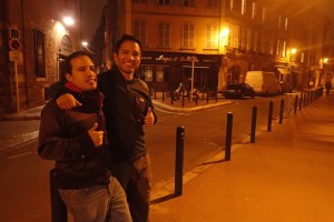 Con el Chela. 