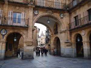 walking the streets of Salamanca