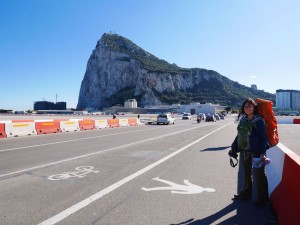 The rock of Gibraltar.