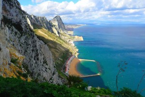 View from the Mediterranean steps 