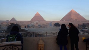 The Pyramids at Sunrise.