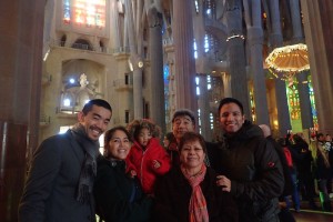 La Sagrada Familia.
