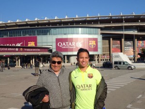 Happiness with Dad.