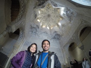 The ceiling is amazing. 
