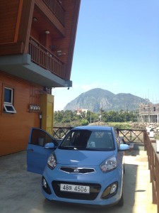 Our car rental. KIA. :)