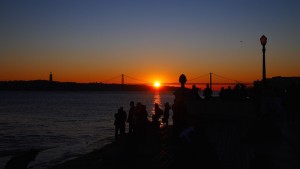 The 25 de Abril Bridge. Lisbon