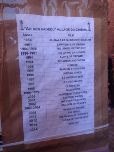 List of the movies filmed here.