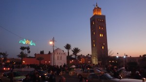 Marrakech sunset.