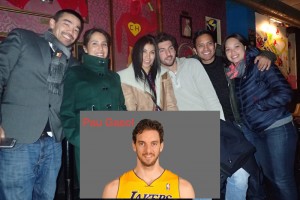 Night out with Pau Gasol
