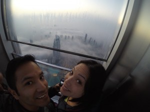 At the top of Burj Khalifa
