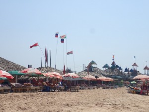 All the flags in Condolim.