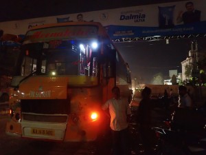 2am. Our journey to Bangalore.