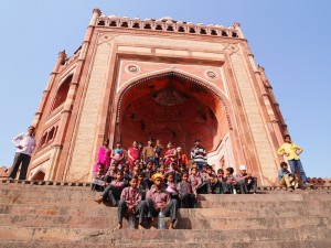 The Jama Masjid in Fatehpur Sikri is a mosque in Agra, Uttar Pradesh, India