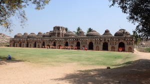 Elephant stables.