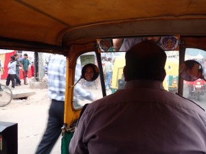 Tuk tuk and Jackie 