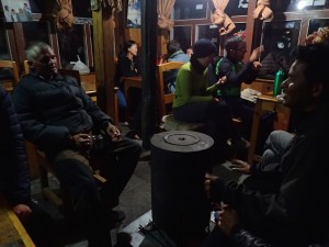 warming up. Annapurna Circuit