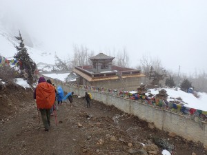 We made it to Muktinath. 10 hour trek. (After the Throng-la pass). 