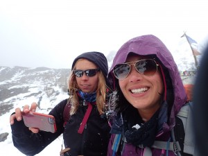 Frozen hair. Annapurna Circuit