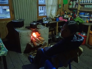 Jackie by the fire