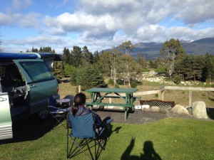First campsite: Te Anau