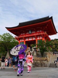 Kyoto. The Kiyomizu-dera Buddhist temple