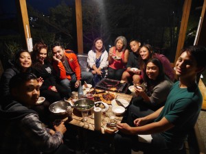 BBQ dinner in Fuji