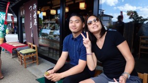 Jeff took us to a famous tea shop