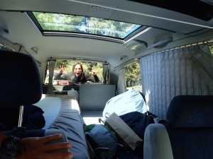 We picked up our camper van