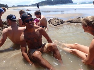 Hot water beach