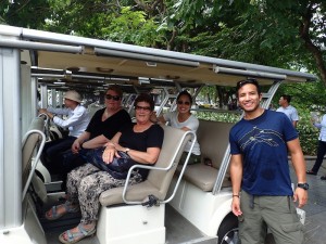 The tour group