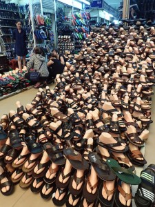 Feet. Hanoi market