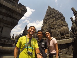 Our guide in Prambanan.
