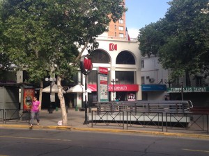 Our neighborhood in Santiago. 