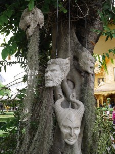 Wat Rong Khun, perhaps better known to foreigners as the White Temple