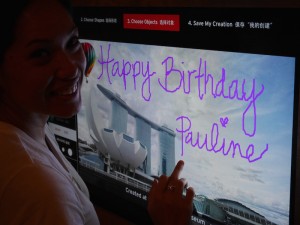Sending a Digital card to mom for her BDAY