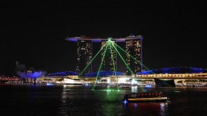 Marina Bay Sands resort complex. Singapore