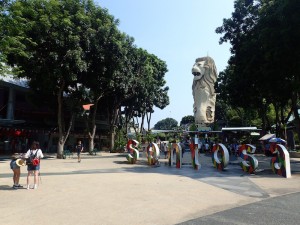 Sentosa Island resort.