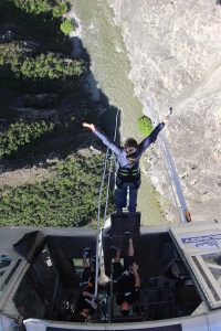 Jackie jumped!