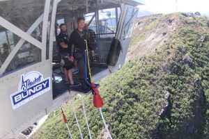 Gondola to the platform. 