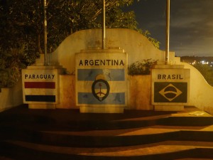 Iguazu. Argentina. Las tres fronteras.