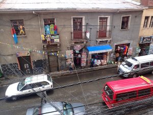 View from our hotel in La Paz. 