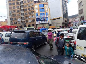 Walking in La Paz. no bueno. 