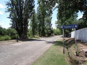 We missed the bike rental bus stop, so we walked. 